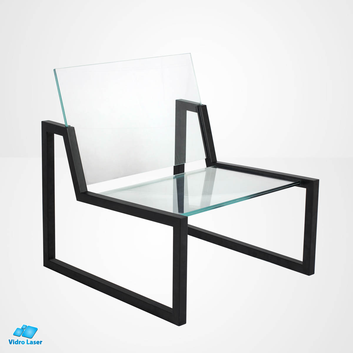 cadeira de vidro bordi poltrona