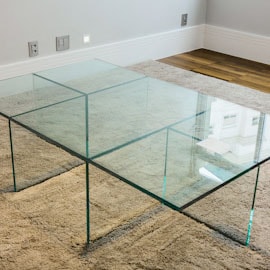 mesa sala estar centro vidro