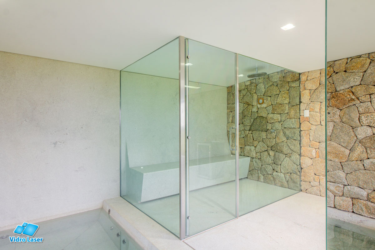 fechamento de vidros para sauna